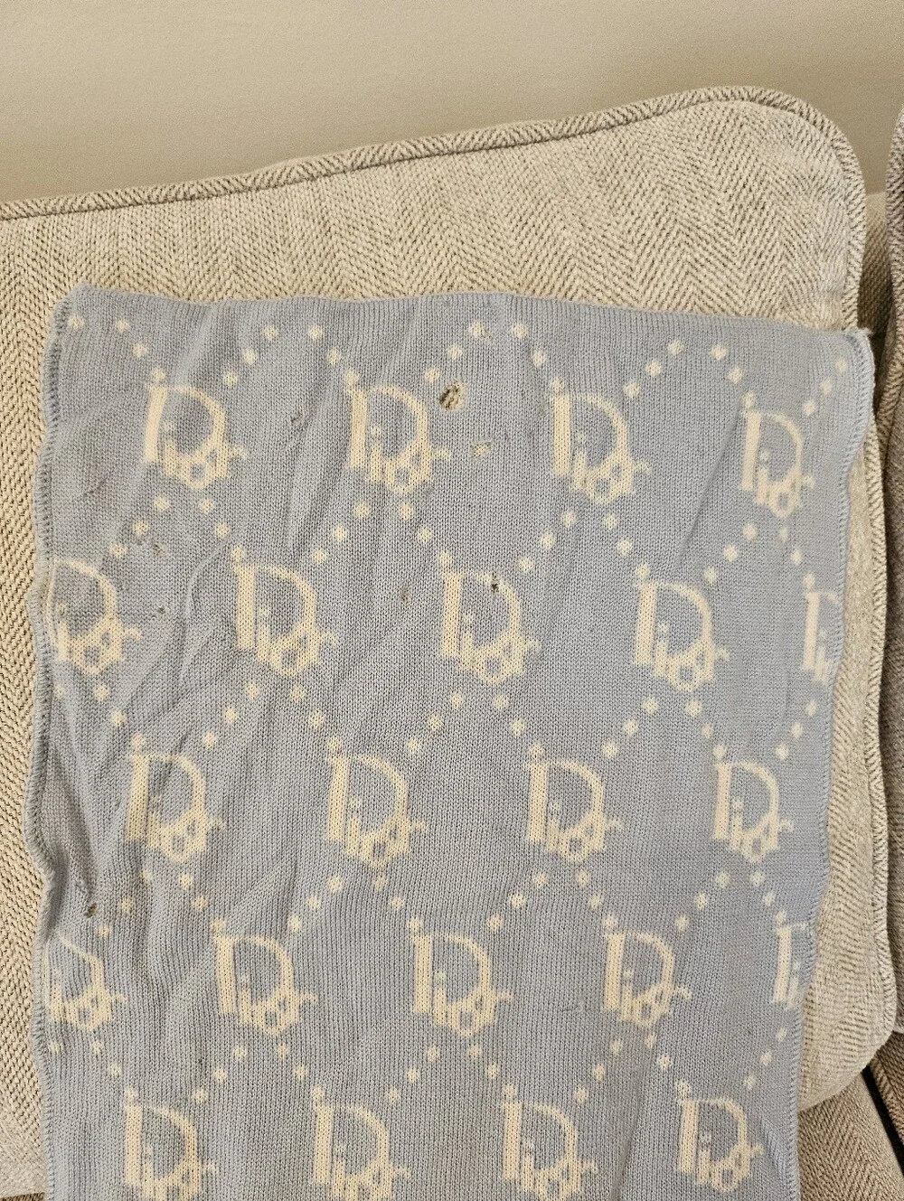 Christian Dior Wool Scarf FLAWED